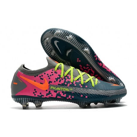 Nike Phantom GT Elite FG Firm-Ground Blue Grey Pink