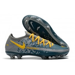 Nike Phantom GT Elite FG Firm-Ground Blue Gray Yellow