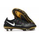 Men Nike Phantom GT Elite FG 2021 Cleat Black Gold White