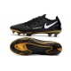 Men Nike Phantom GT Elite FG 2021 Cleat Black Gold White