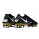 Men Nike Phantom GT Elite FG 2021 Cleat Black Gold White