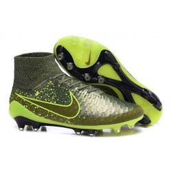 New 2015 Nike Magista Obra FG ACC Men Soccer Cleats Power Clash Green