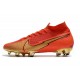 Nike Mercurial Superfly 7 Elite DF FG Ronaldo CR100 Red Gold