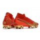 Nike Mercurial Superfly 7 Elite DF FG Ronaldo CR100 Red Gold