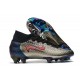 Nike Mercurial Superfly 7 Elite DF FG Mbappé & James Silver Blue Red