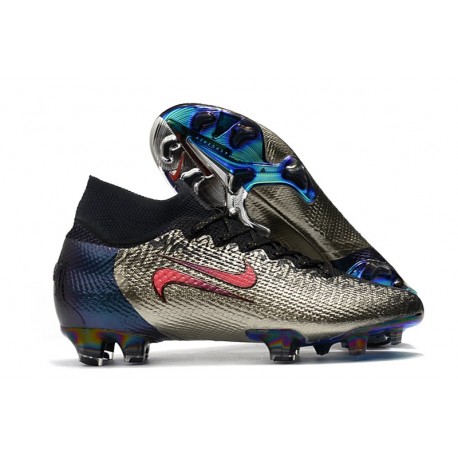 Nike Mercurial Superfly 7 Elite DF FG Mbappé & James Silver Blue Red