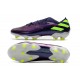 adidas Nemeziz 19.1 FG Soccer Cleats Indigo Green Glory Purple