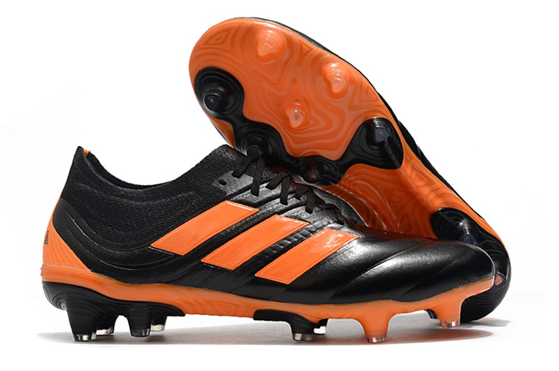 New Adidas Copa 19.1 FG Soccer Boots - Black Orange