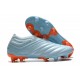 adidas Copa 20+ FG Soccer Cleats Sky Tint Team Royal Blue Signal Coral