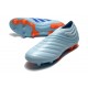 adidas Copa 20+ FG Soccer Cleats Sky Tint Team Royal Blue Signal Coral