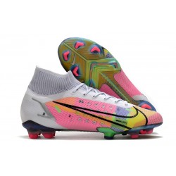 News Nike Mercurial Superfly VIII Elite FG White Pink Black