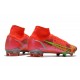 Nike Mercurial Superfly VIII Elite FG Bright Crimson Metallic Silver