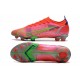 Nike Mercurial Vapor 14 Elite FG Cleats Bright Crimson Metallic Silver