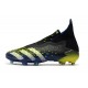 adidas Predator Freak + FG Firm Ground Core Black White Solar Yellow