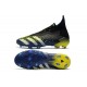 adidas Predator Freak + FG Firm Ground Core Black White Solar Yellow