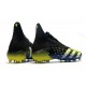 adidas Predator Freak + FG Firm Ground Core Black White Solar Yellow