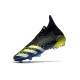 adidas Predator Freak + FG Firm Ground Core Black White Solar Yellow