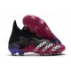 adidas Predator Freak + FG Firm Ground Core Black White Shock Pink