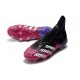 adidas Predator Freak + FG Firm Ground Core Black White Shock Pink