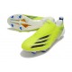 adidas X Ghosted FG Cleats Solar Yellow Core Black