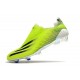 adidas X Ghosted FG Cleats Solar Yellow Core Black