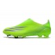 adidas X Ghosted FG Cleats Signal Green Energy Ink Semi Solar Slime