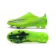 adidas X Ghosted FG Cleats Signal Green Energy Ink Semi Solar Slime