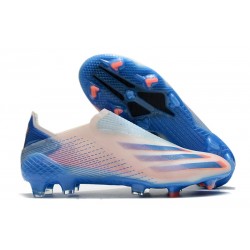 adidas X Ghosted FG Cleats Blue Orange