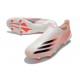adidas X Ghosted FG Cleats White Red Black