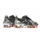 adidas X Ghosted FG Cleats Black White Silver