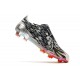 adidas X Ghosted FG Cleats Black White Silver