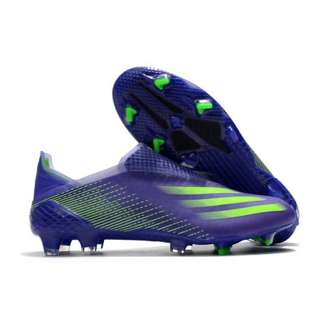 adidas X Ghosted FG Cleats Energy Ink Signal Green Energy Ink