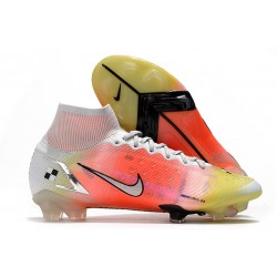 News Nike Mercurial Superfly VIII Elite FG White Metallic Silver Pure Platinum