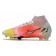 Nike Mercurial Superfly 8 Elite FG White Metallic Silver Pure Platinum