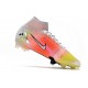 Nike Mercurial Superfly 8 Elite FG White Metallic Silver Pure Platinum