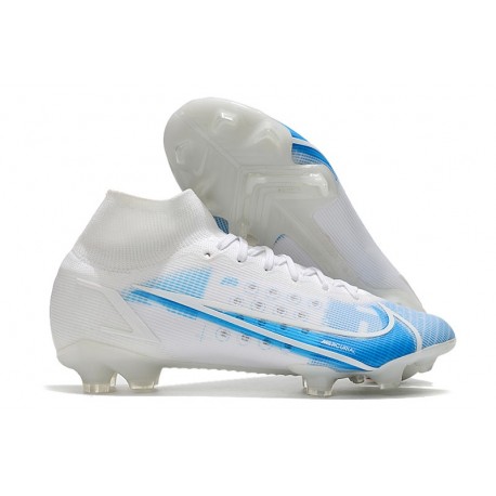 News Nike Mercurial Superfly VIII Elite FG White Blue