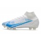 News Nike Mercurial Superfly VIII Elite FG White Blue