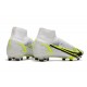 Nike Mercurial Superfly VIII Elite FG White Black Metallic Silver Volt