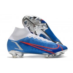 Nike Mercurial Superfly 8 Elite FG Blue White Red