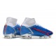 Nike Mercurial Superfly 8 Elite FG Blue White Red