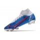 Nike Mercurial Superfly 8 Elite FG Blue White Red