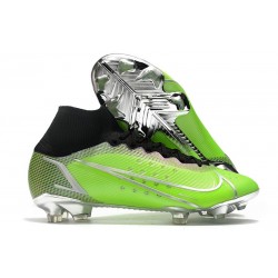 Nike Mercurial Superfly 8 Elite FG Green Silver