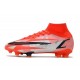 Nike Mercurial Superfly 8 Elite FG Chile Red Black White Total Orange