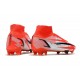 Nike Mercurial Superfly 8 Elite FG Chile Red Black White Total Orange