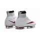 Nike 2015 Soccer Boot Mercurial Superfly 4 FG ACC White Red
