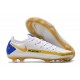 New Nike Phantom GT Elite FG White Golden Blue