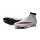 Nike 2015 Soccer Boot Mercurial Superfly 4 FG ACC White Red