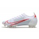 Nike Mercurial Vapor 14 Elite FG Soccer Cleats White Red