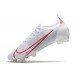 Nike Mercurial Vapor 14 Elite FG Soccer Cleats White Red