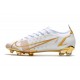 Nike Mercurial Vapor 14 Elite FG Soccer Cleats White Golden